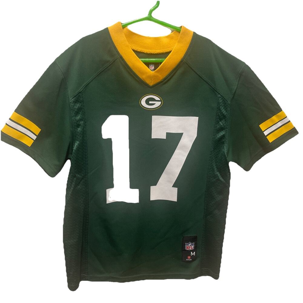 Nike Green Bay Packers NFL Football Jersey Davante Adams #17 Youth Medium